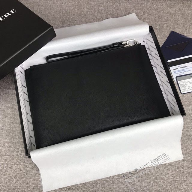 prada手包 普拉達十字紋牛皮手拿包 2NG005 PRADA限量版最新摩登態度系列手包  pyd2260